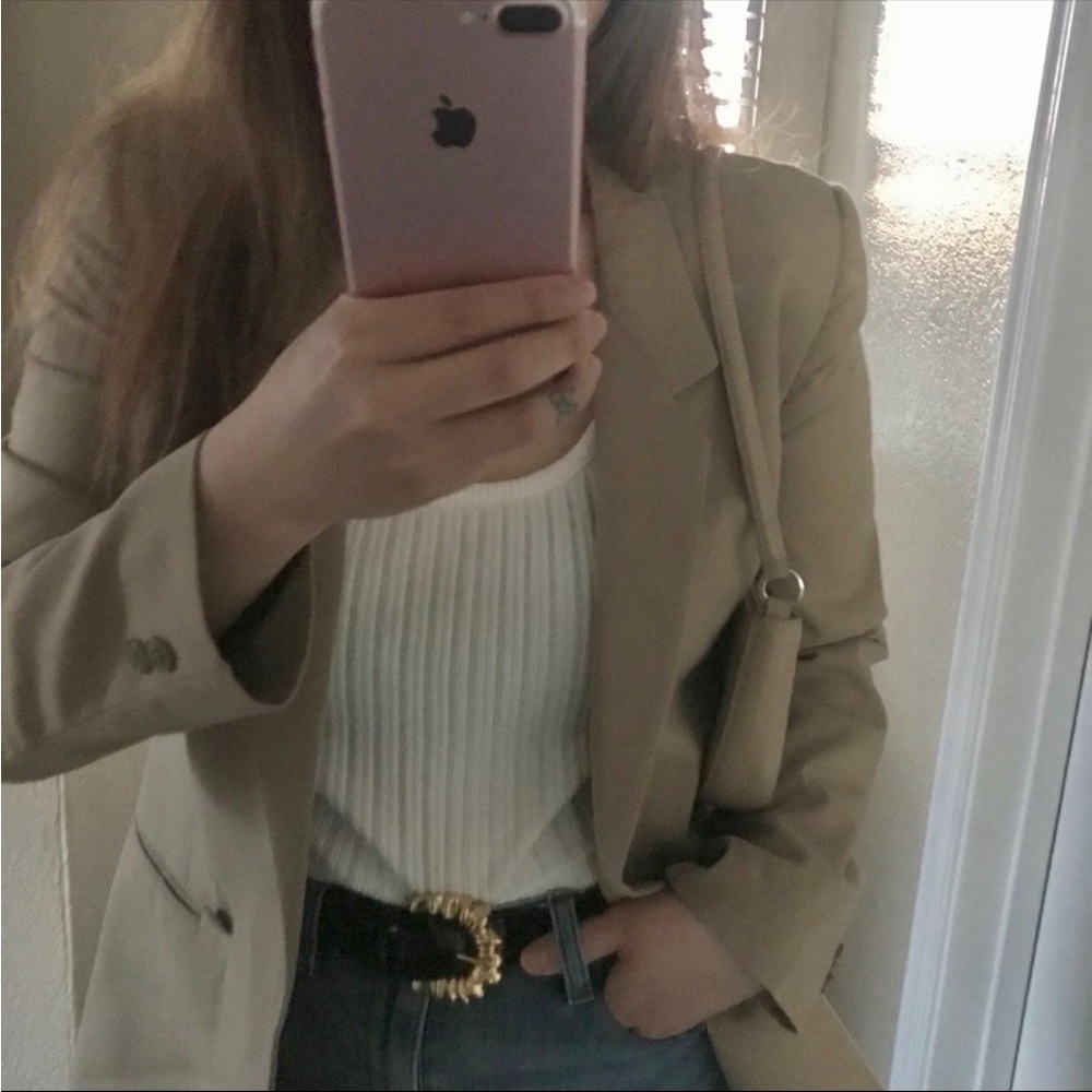 I.Magnin Tan Blazer